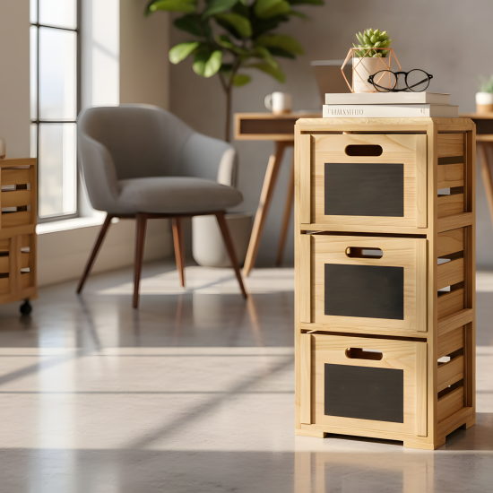 Wooden Storage Cabinet